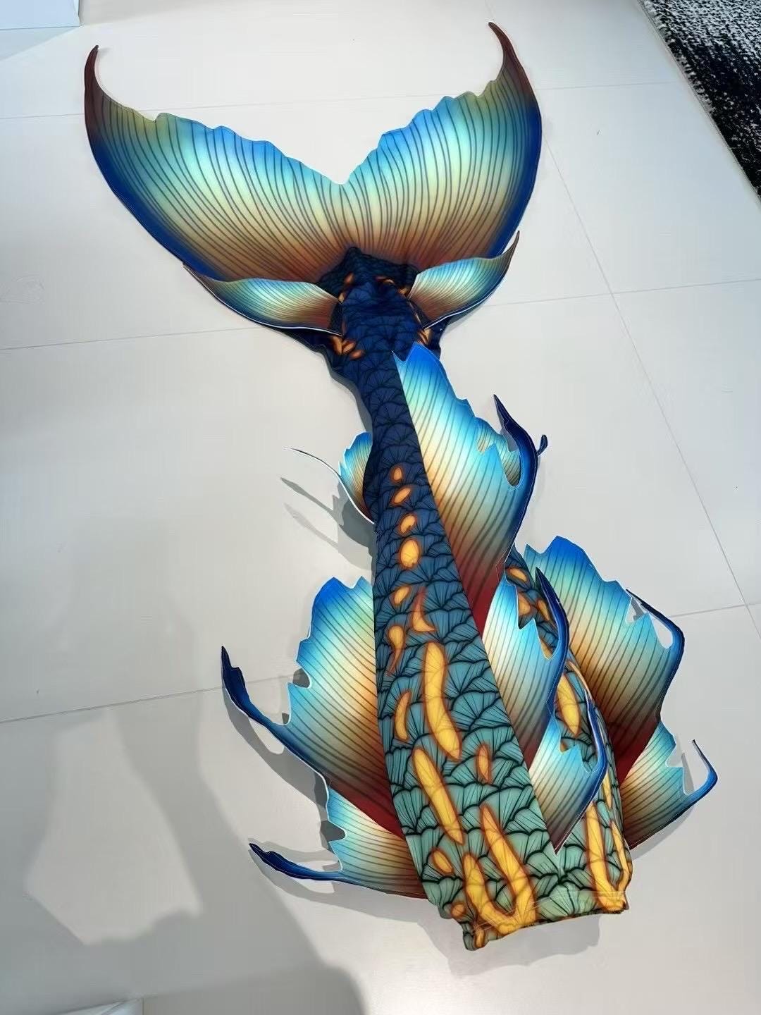 Handmade blue Mermaid Tail  cosplay photography costume, diving costume, gift for her，gift for girlfriend's birthday