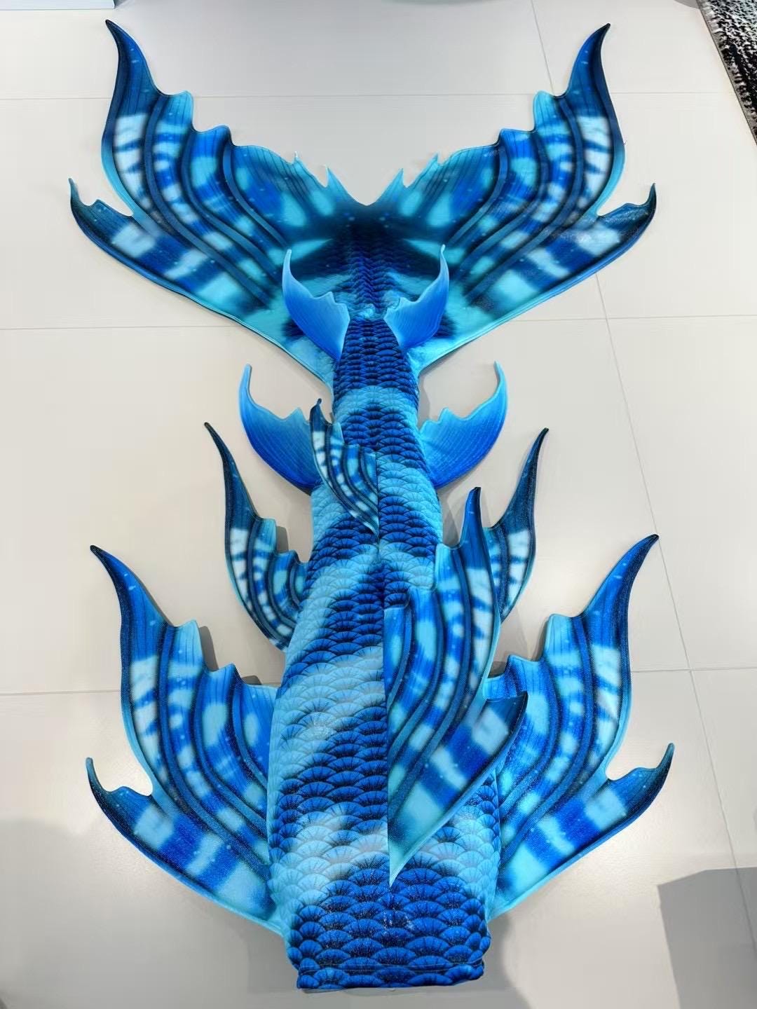 Handmade blue Mermaid Tail  cosplay photography costume, diving costume, gift for her，gift for girlfriend's birthday