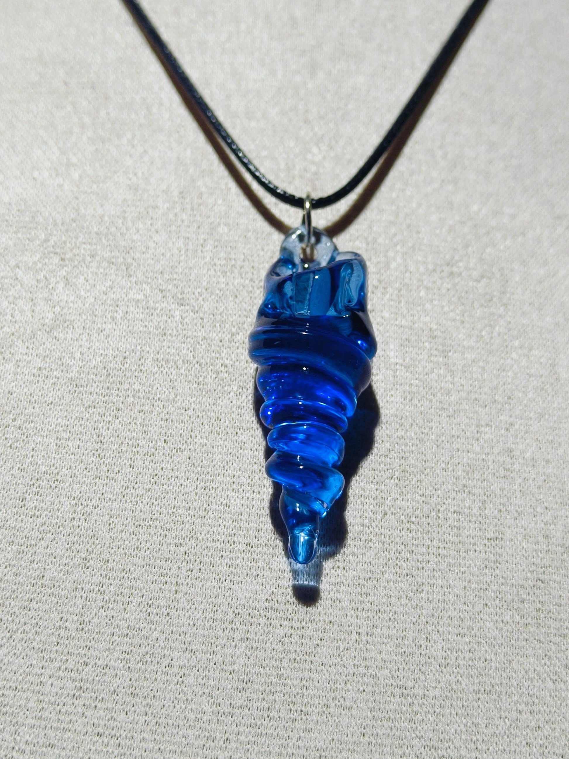 Stardew Valley Mermaid Pendant Glass blue gift for her birthday gift