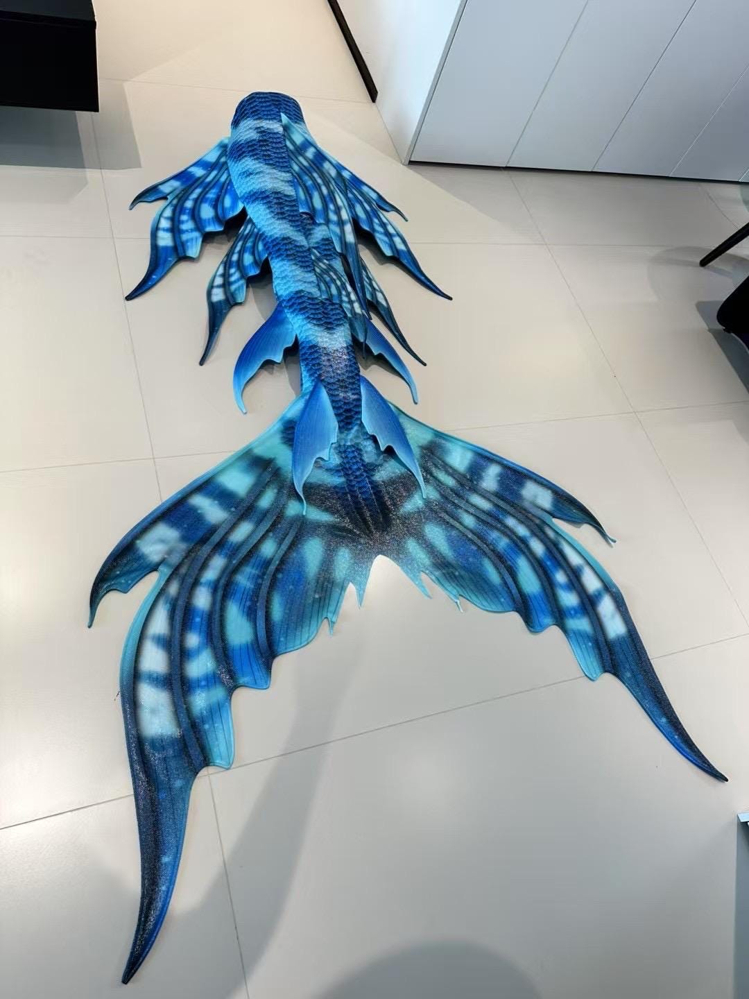 Handmade blue Mermaid Tail  cosplay photography costume, diving costume, gift for her，gift for girlfriend's birthday