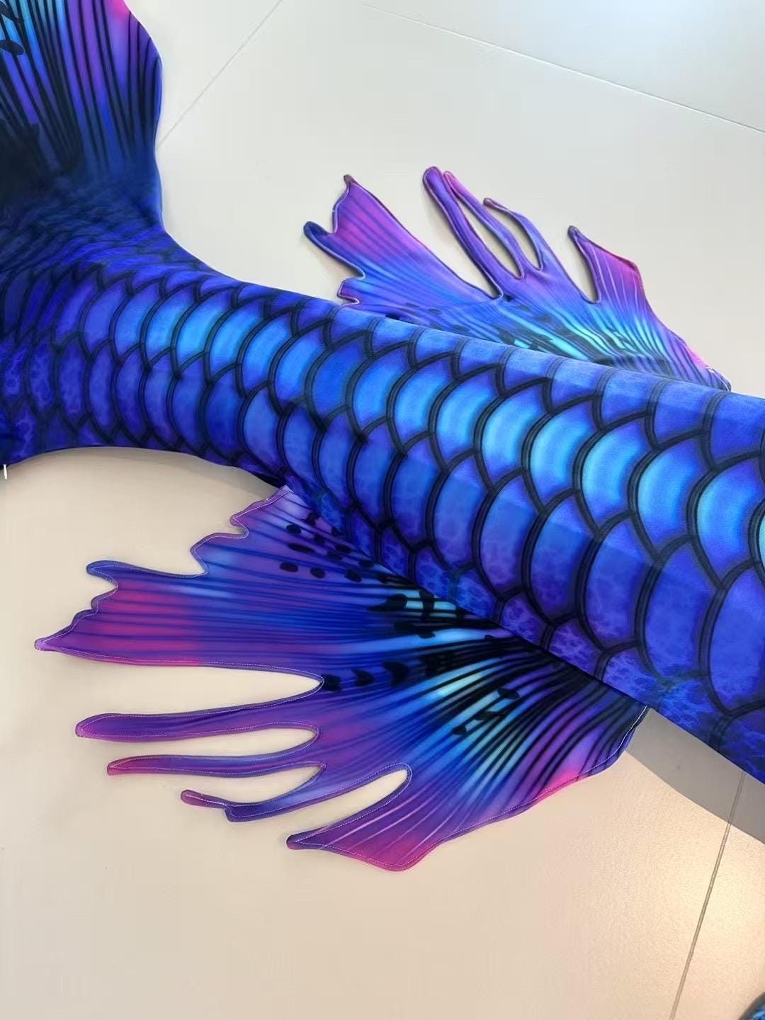 Handmade blue Mermaid Tail  cosplay photography costume, diving costume, gift for her，gift for girlfriend's birthday